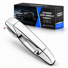 WEILEITE rear right handle front view showing chrome finish and precise fit
