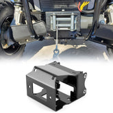 WeiSen front mount plate on Polaris Sportsman showing sturdy fit
