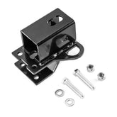 WeiSen front view of receiver hitch showing 2-inch tube and mounting points, durable fit