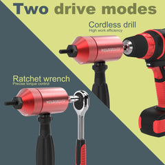 WelderElite mandrels and standard screws detail showing cost-saving, easy replacements