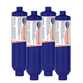WELLUCK front view of four-pack inline filters showing compact design and portability