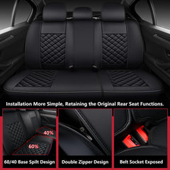 WENNFOUR rear bench with 60/40 fold preserving cargo access and seat flexibility