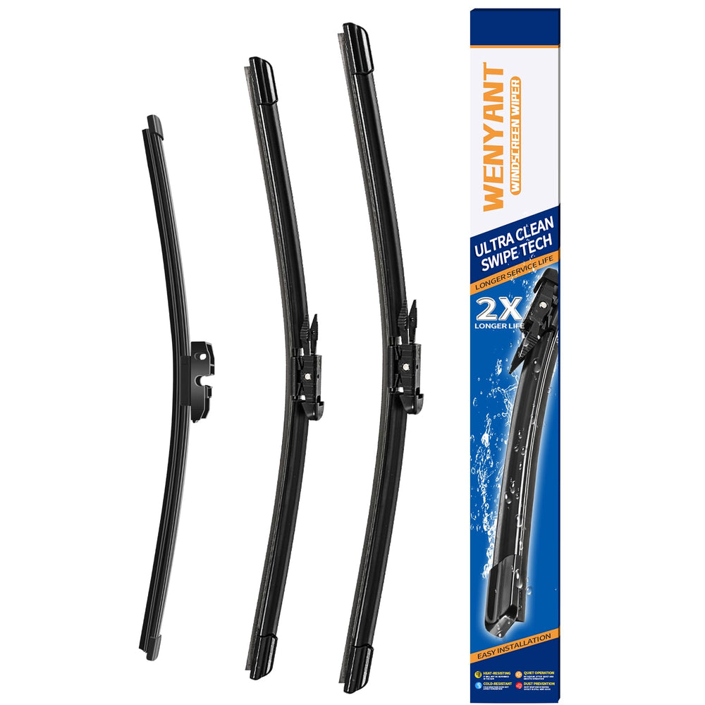 wenyant front packaging showing three blades and easy-install benefit
