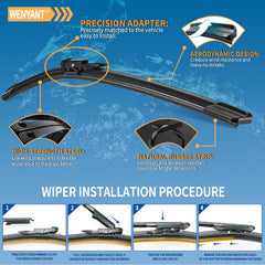 wenyant installed on BMW windshield providing clearer road view