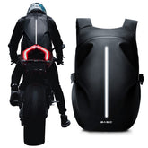 WEPLAN front view with helmet attached showing secure transport benefit