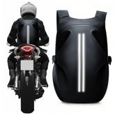 WEPLAN front view showing helmet packed and organized carry benefit