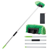 WESBRITE front view brush head showing five-sided cleaning surface and safe contact