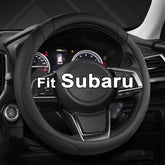 West Llama front packaging showing Subaru-compatible steering cover and fit benefit