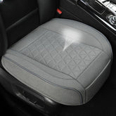 West Llama front seat cover front view showing neat fit and protection
