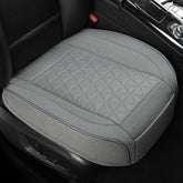 West Llama front seat cover front view showing neat fit and protection