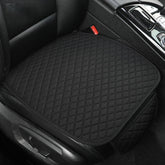 West Llama front view of seat pad showing neat fit and protection
