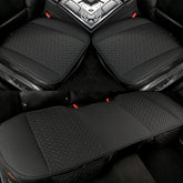 West Llama front seat pad front view showing clean coverage and protection