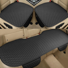 West Llama front seat pad front view showing neat fit and protection