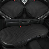 West Llama front seat pad front view showing protection and refreshed look