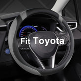 West Llama front view installed on Toyota wheel showing neat fit and improved grip