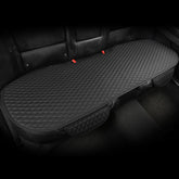 West Llama rear bench front view showing full coverage and sleek black finish