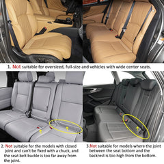 West Llama rear bench pad full length protecting back seat against spills