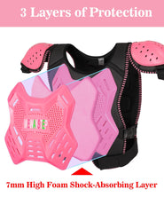 WEWAYSTEP close-up of PP chest plate showing rigid protection and impact dispersion