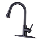 WEWE front view oil rubbed bronze faucet showing elegant design and durable finish
