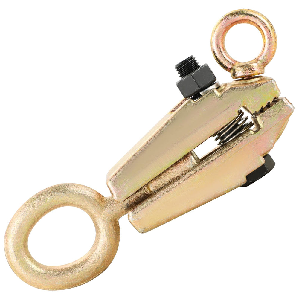 weyleity front view clamp showing full frame and handle for reliable pulling