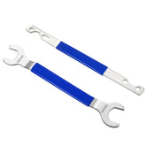 weyleity front view packaging shows two wrenches and holder for quick identification and benefit