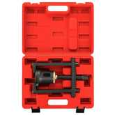 weyleity front view of tool kit showing durable metal construction and compact design