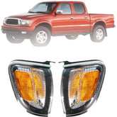 WFLNHB front side marker lights front view showing chrome trim and clear lens benefit improved appearance