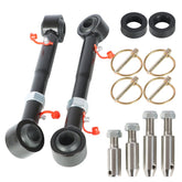 WFLNHB front sway bar links front view showing fit and hardware benefit