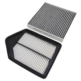 WHEELZEN front view of engine and cabin filter showing complete kit and fit