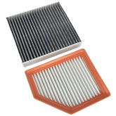 WHEELZEN front view of engine and cabin filter pack showing packaging and fitment benefit