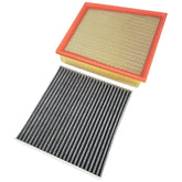 WHEELZEN front packaging showing engine and cabin filter set, clear identification benefit