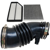 WHEELZEN intake hose front view showing fit and connection points for easy replacement