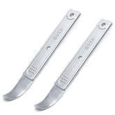 WHLLING pry bar front view showing durable steel construction and compact size