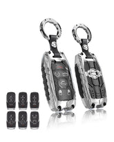 WiCuaSix front view silver key fob cover showing clean lines and premium look