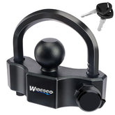 Widesco front view of coupler lock showing compact low-profile design and protection
