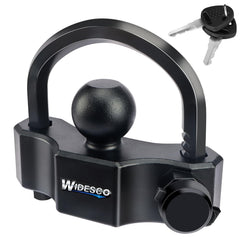 Widesco front view of coupler lock showing compact low-profile design and protection