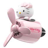 WIEEZN pink cat pilot front view showing cute design and vent clip benefit