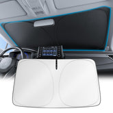 Wigoo front view showing full sunshade and size for quick identification and convenience