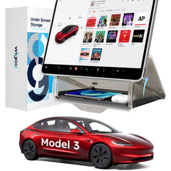 Wigoo front view under-screen organizer showcasing hidden clean finish and neat storage