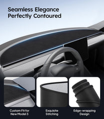 Wigoo installed in a Tesla Model 3 Highland reducing glare and enhancing interior
