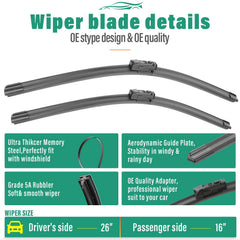 WINDSMILE 16-inch front blade angled view showing aerodynamic housing