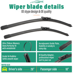 WINDSMILE aerodynamic frame detail reduces wind lift and noise
