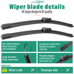 WINDSMILE aerodynamic blade profile reducing wind lift and noise