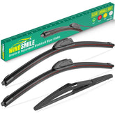 WINDSMILE packaging showing full Mini Cooper wiper set and quick fit benefit