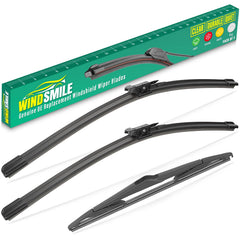WINDSMILE front packaging showing included 28" blades and benefits