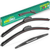 WINDSMILE front wipers installed on Tahoe showing fit and clear view