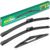 WINDSMILE front packaging showing included 26 and 19 inch blades for quick selection and confidence