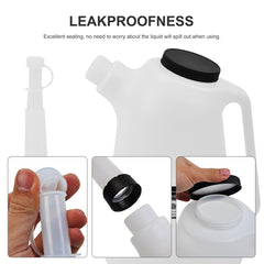 WINMAX close-up of flexible 8 inch spout demonstrating precise pouring control