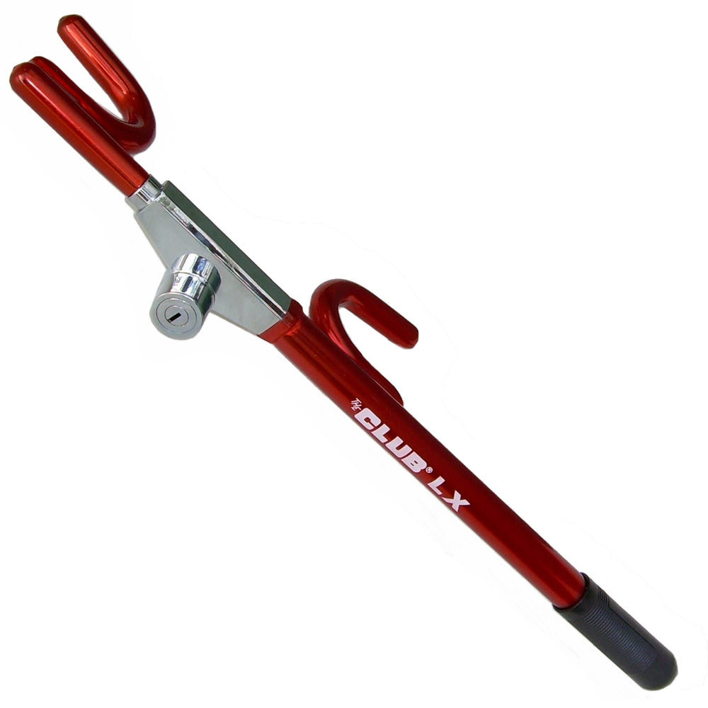 Winner International Club 1100 front view showing red lock and visible theft deterrent