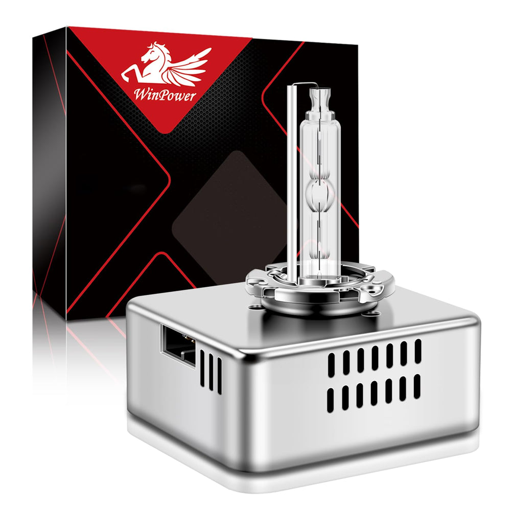 WinPower D5S front view showing bulb shape and immediate benefit brighter road illumination